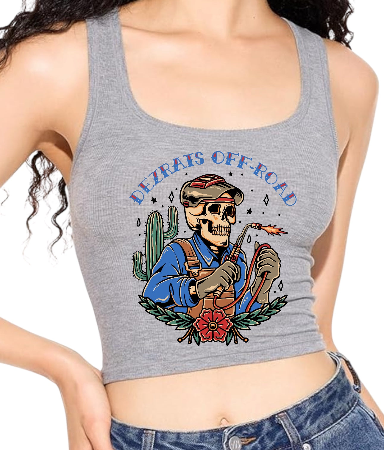 Traditional Welders Cropped Tank