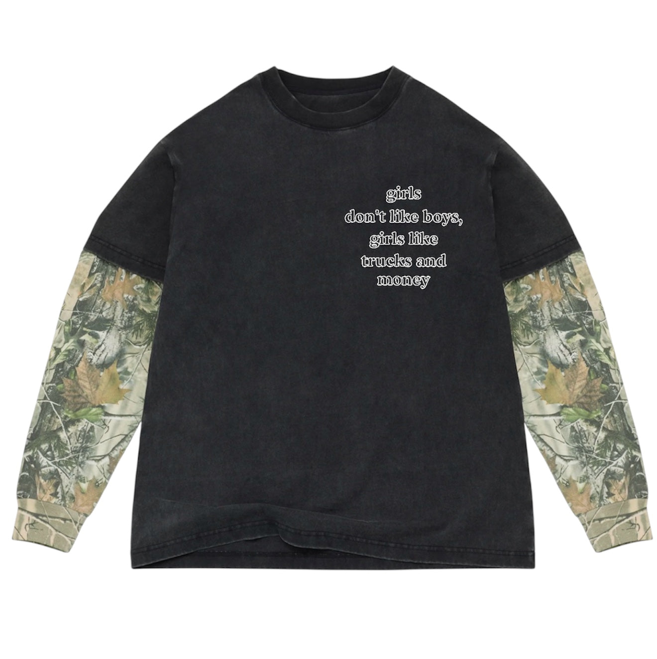 Trucks & Money Camo Long Sleeve
