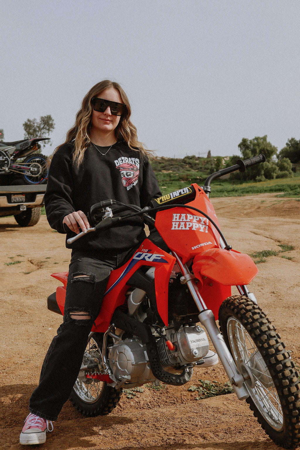 Moto Crewneck Sweatshirt