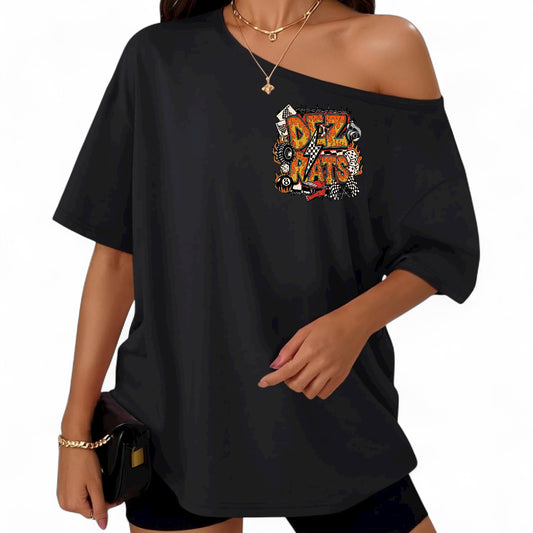 Off the shoulder t-shirt