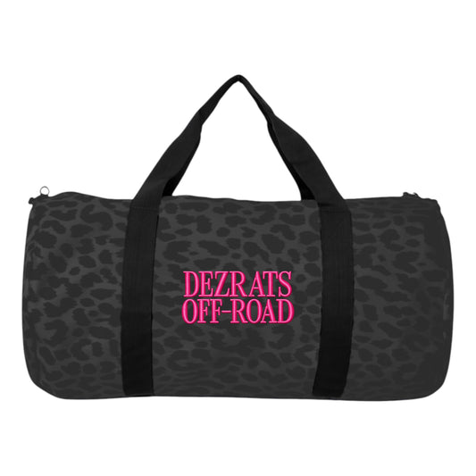 Dezrats Black Cheetah Duffle Bag