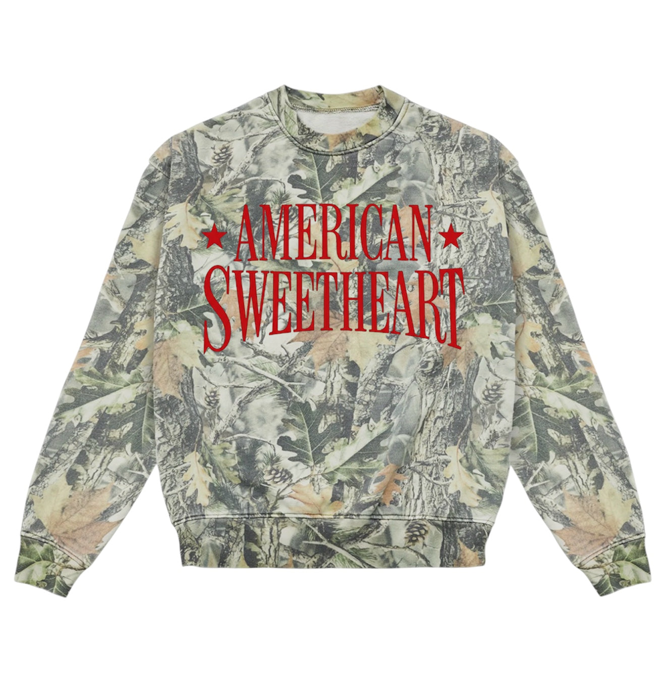 American Sweetheart Camo Crewneck