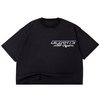 Dezrats USA Logo Crop Tee