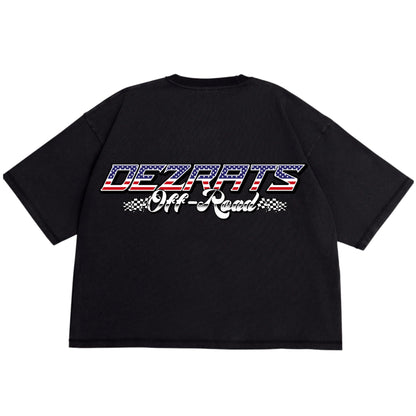 Dezrats USA Logo Crop Tee