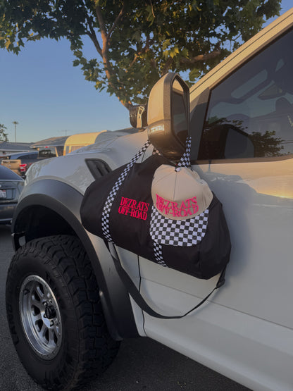 Dezrats Checkered Duffle Bag