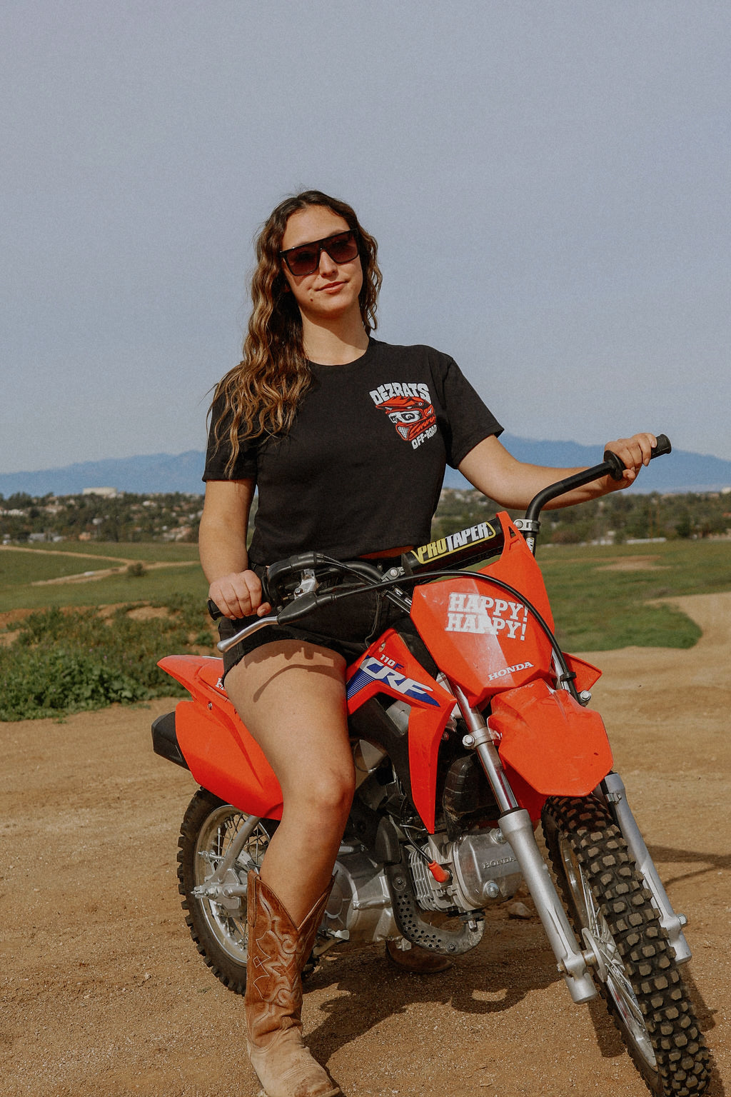 Moto Crop Tee