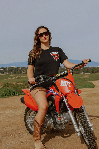 Moto Crop Tee