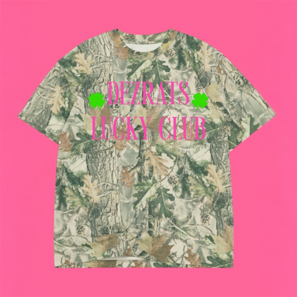 Embroidered Oversized Tee🍀