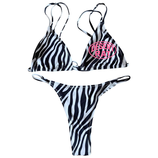 ZEBRA DESERT RAT BIKINI SET