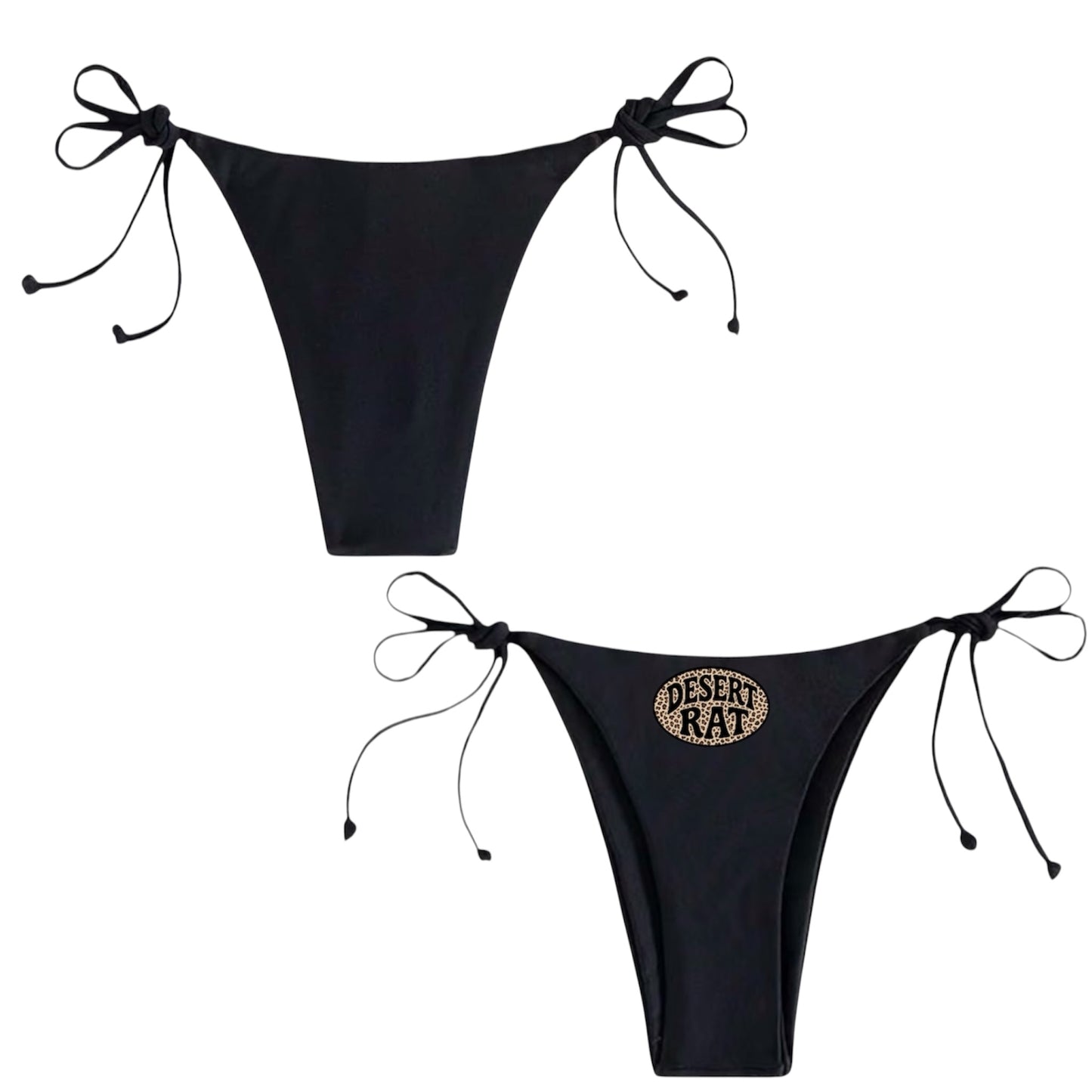 LEOPARD DESERT RAT BIKINI BOTTOMS