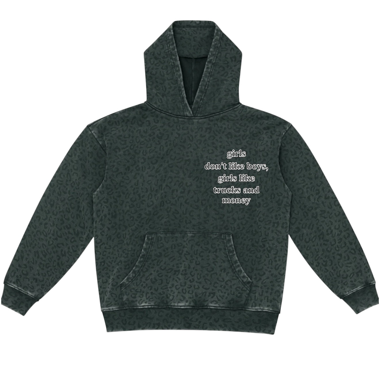 Trucks & Money Leopard Hoodie