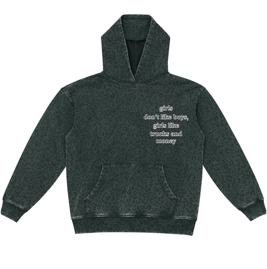 Trucks & Money Leopard Hoodie
