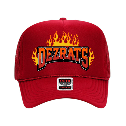 Fire Trucker Hat