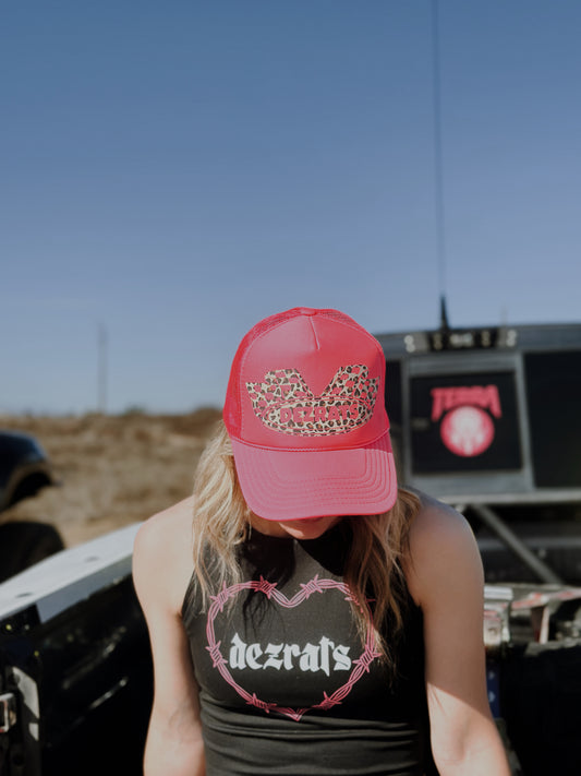 cheetah og logo trucker hat